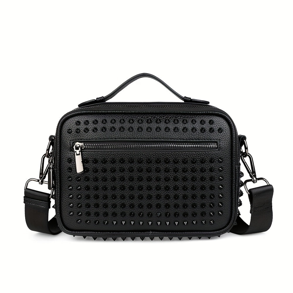 Studded Square Crossbody Bag