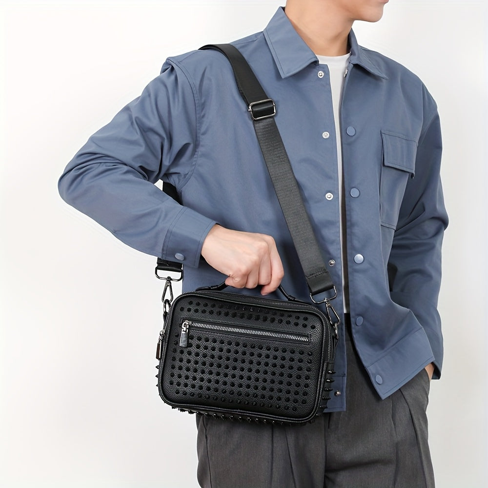 Studded Square Crossbody Bag