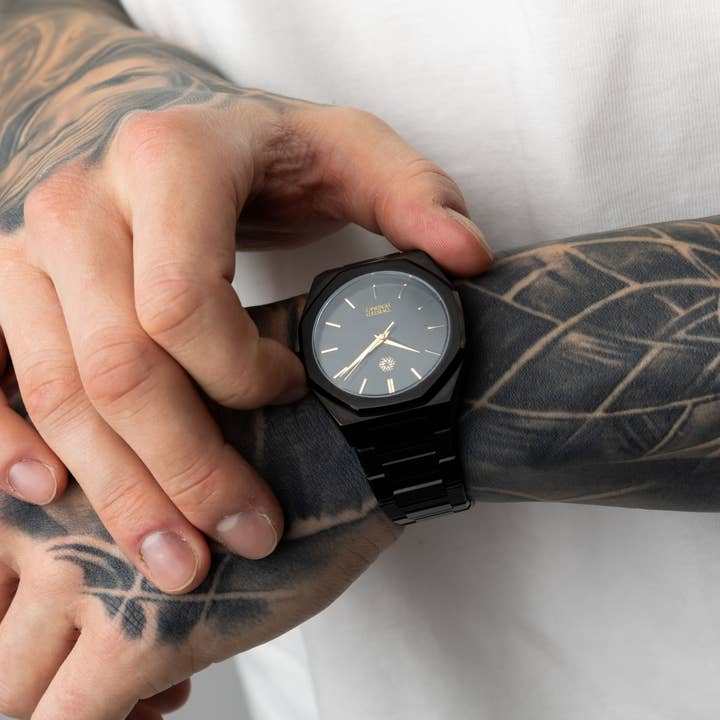 Wholesale Black Stainless Steel Watch