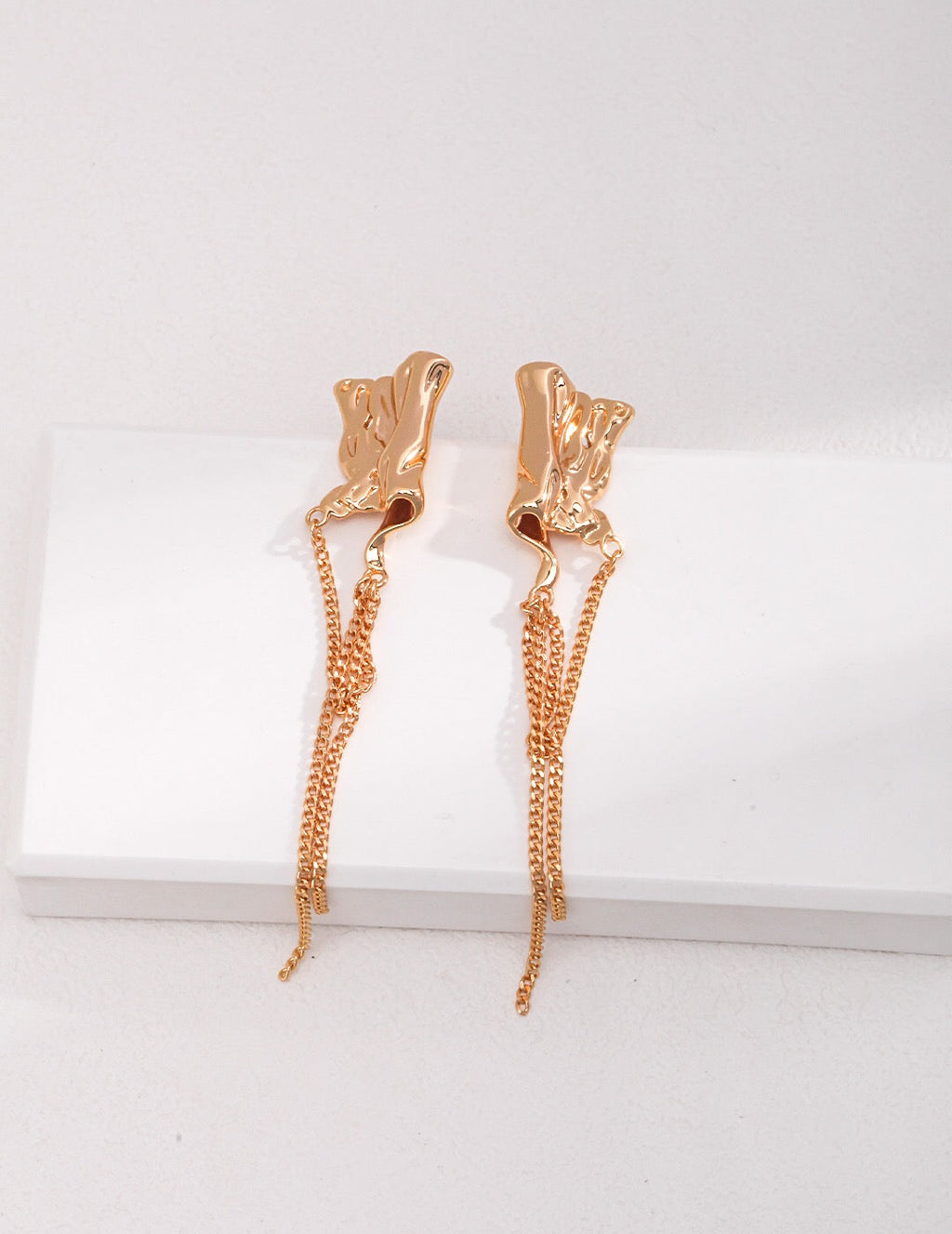 Geometric Tassel Long Dangle Drop Earrings