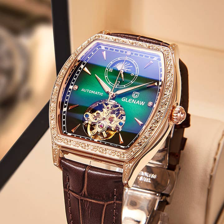 Afrisy Geyand - Wholesale Wrist Watch - Men's - Heritage Leather Wrist Watch