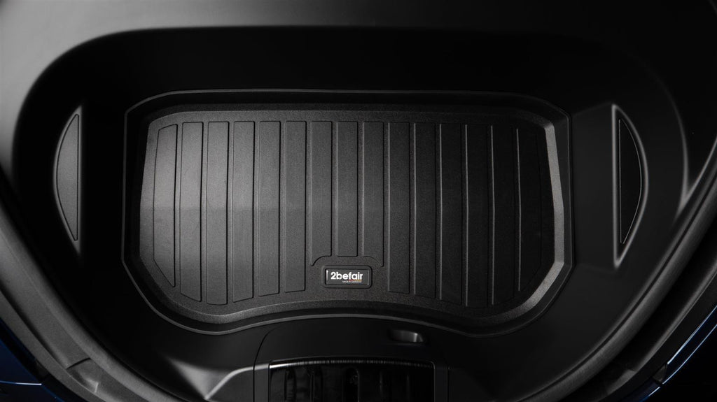 2befair Allwettermatten Set Kofferraum (hinten und vorne) für das Tesla Model 3