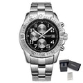 MEGIR Men's Business Quartz Watches Top Luxury Brand Casual Wristwatch Waterproof Date Clock Stainless Steel Man Chronograph 2030