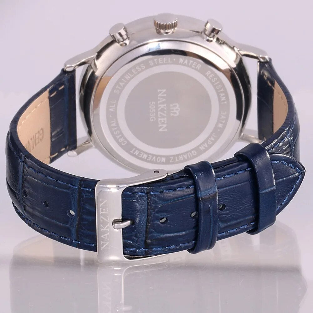 NAKZEN Men Fashion Sport Quartz Simple Clock Business Mens Watches Top Brand Luxury Waterproof Wrist Watch Relogio Masculino 5053