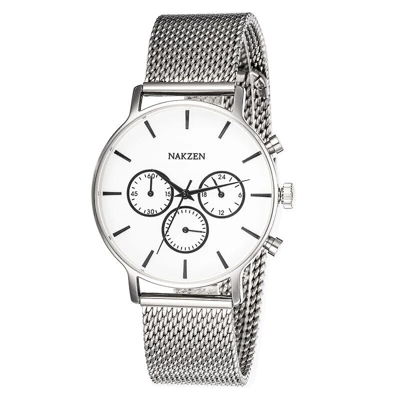 NAKZEN Men Fashion Sport Quartz Simple Clock Business Mens Watches Top Brand Luxury Waterproof Wrist Watch Relogio Masculino 5053