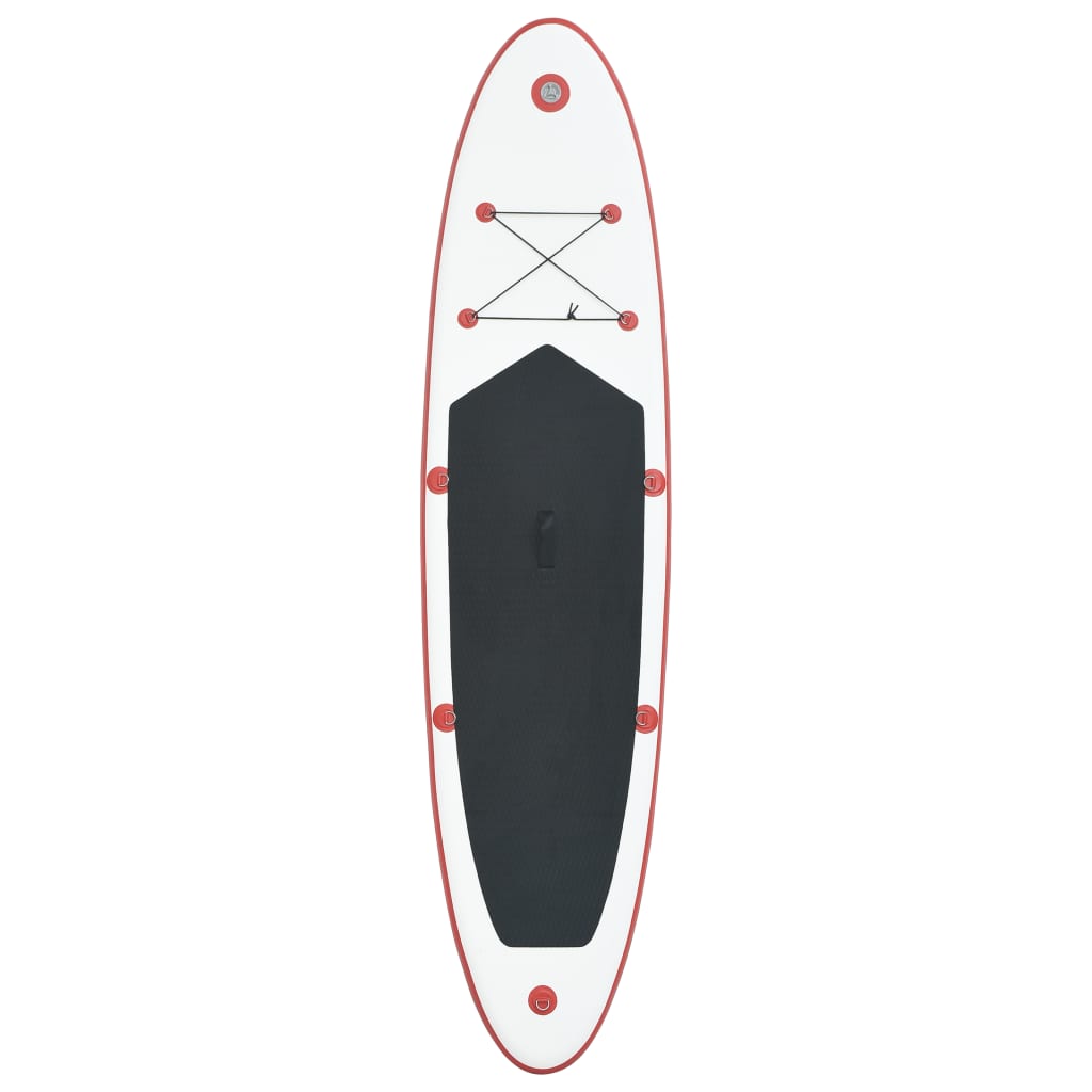 NNEVL Stand Up Paddle Board Set SUP Surfboard Inflatable Red and White