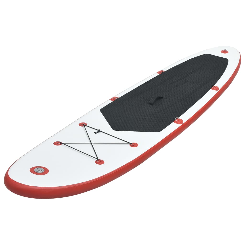 NNEVL Stand Up Paddle Board Set SUP Surfboard Inflatable Red and White