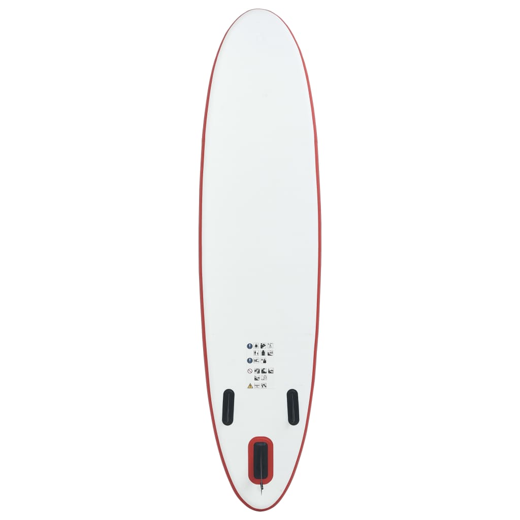 NNEVL Stand Up Paddle Board Set SUP Surfboard Inflatable Red and White