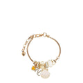 PULSERA DE CADENA CON DIJE (BLANCO)