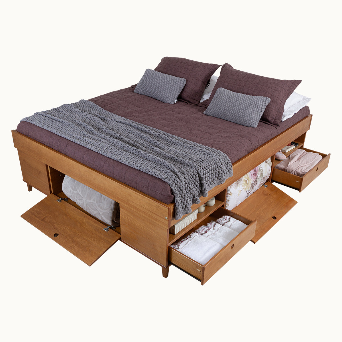 Funktionsbett Amalfi - Bett mit Bettkasten und viel Stauraum