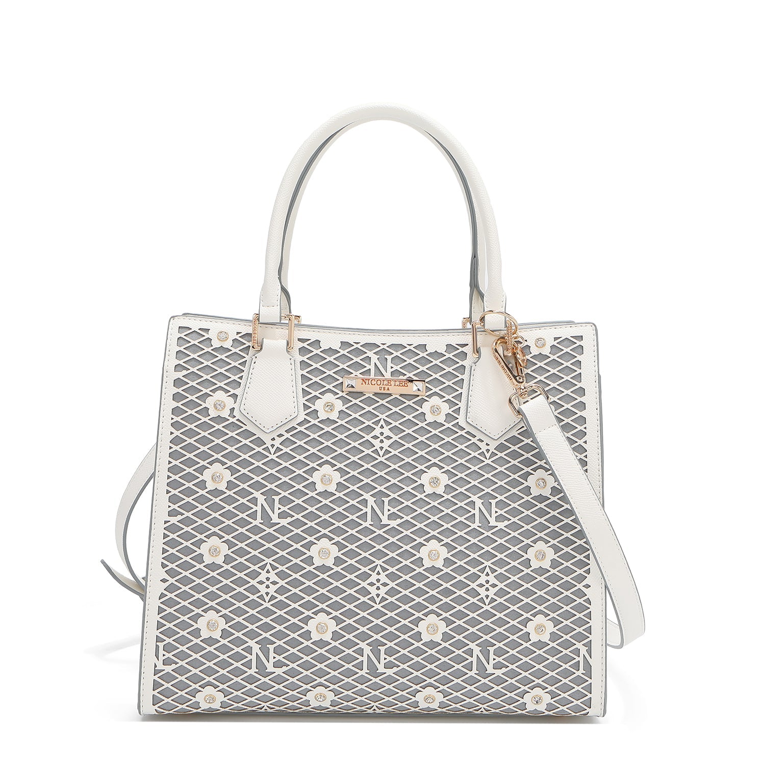 BOLSO TOTE ESTRUCTURADO GRACIE (BLANCO)