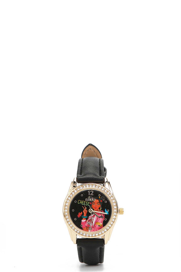 RELOJ PEQUEÑO DE DIAMANTES "VIVIAN"