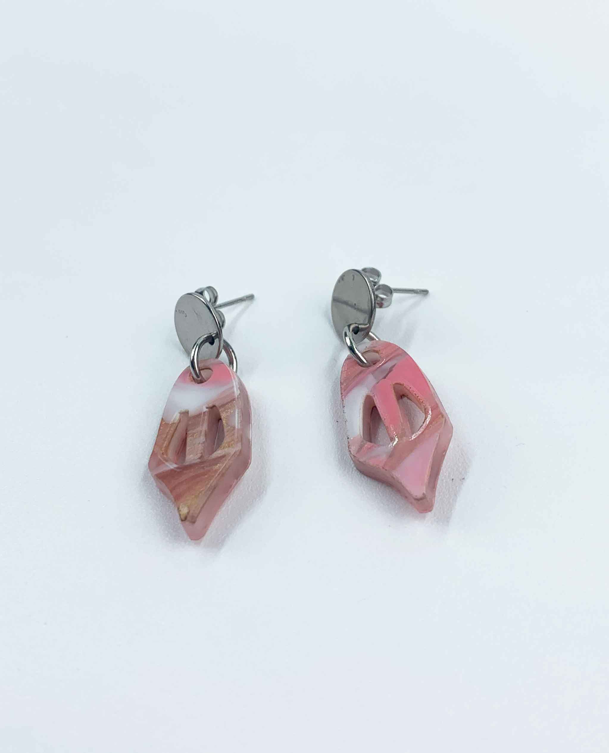 Pendientes cara rosa