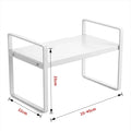 Kitchen Storage Rack under the Sink, Layered Shelf in the Cabinet, Countertop, Extendable Cabinet, Dish Storage Rack for Home