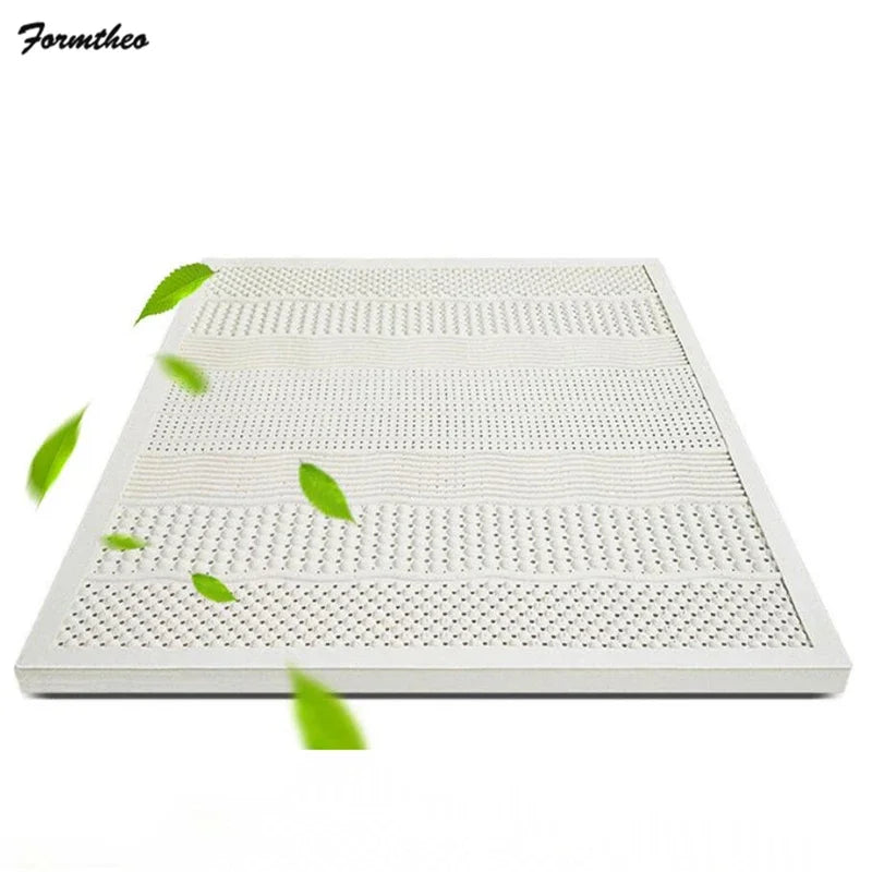 FORMTHEO Natural Latex Massage Mattress Topper 160*200 Tatami Thicken 10cm Foldable Bed Topper 1.5/1.8m