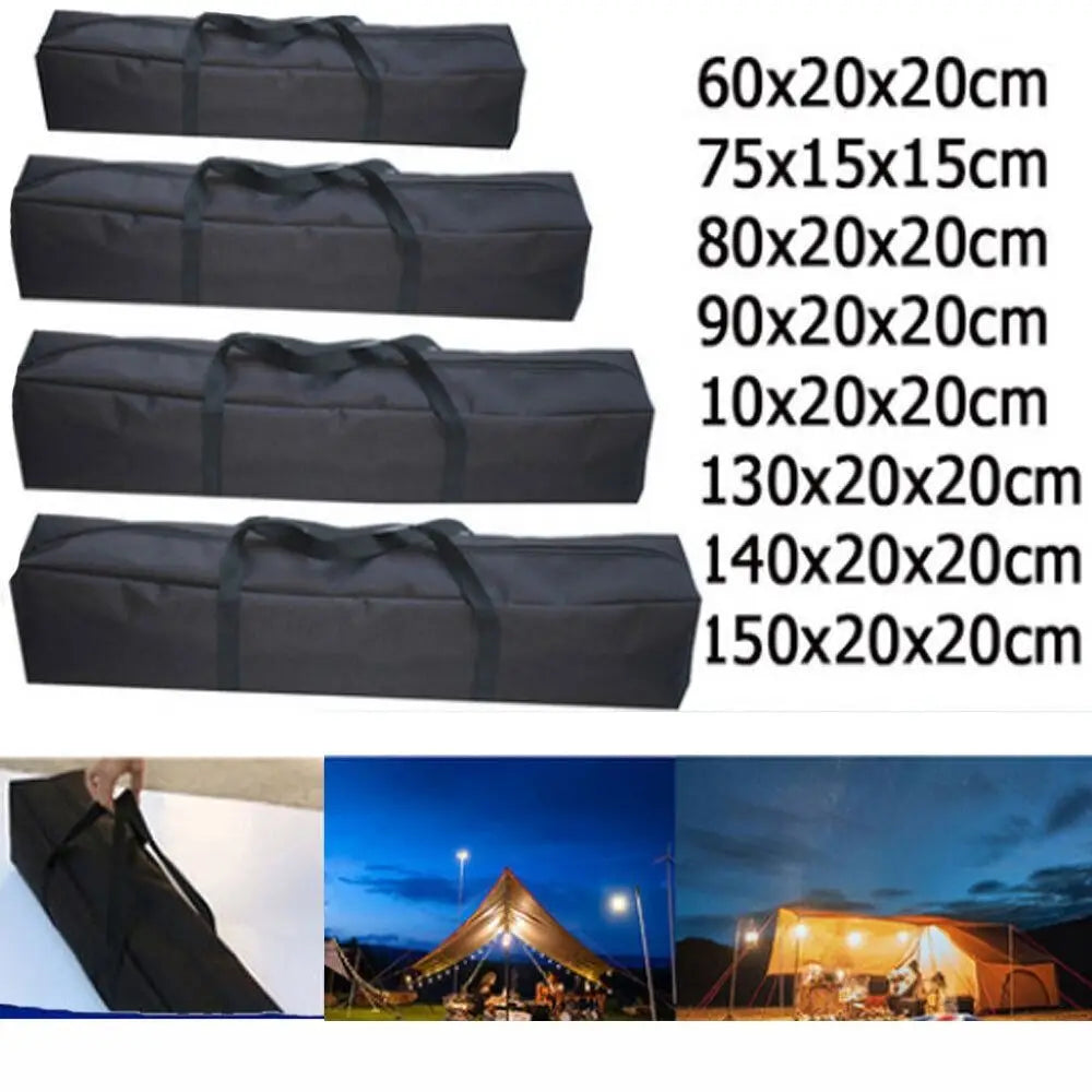 Travel Picnic Handbag Canvas Canopy Pole Bag Camping Tent Swag Storage Pouch Luggage Pack Pouch