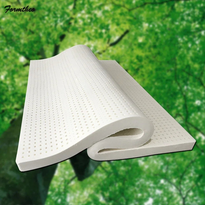 FORMTHEO Natural Latex Massage Mattress Topper 160*200 Tatami Thicken 10cm Foldable Bed Topper 1.5/1.8m