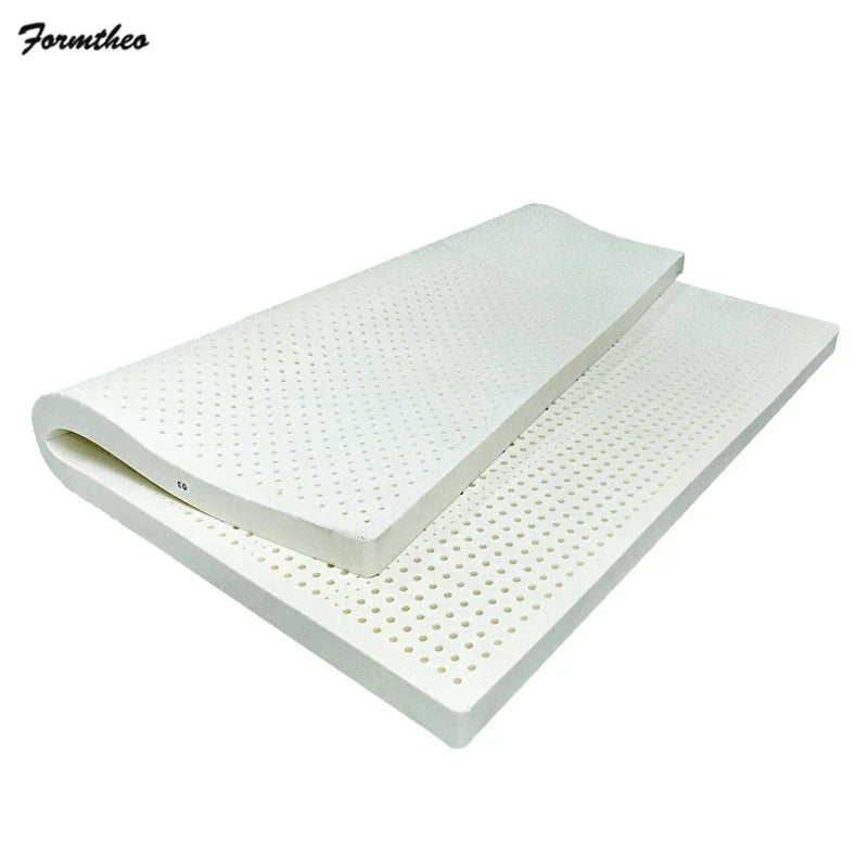 FORMTHEO Natural Latex Massage Mattress Topper 160*200 Tatami Thicken 10cm Foldable Bed Topper 1.5/1.8m