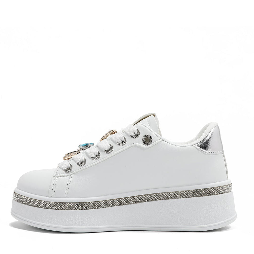 ZAPATILLAS DE MODA CON PEDRERÍA (VIOLET BLOSSOM)