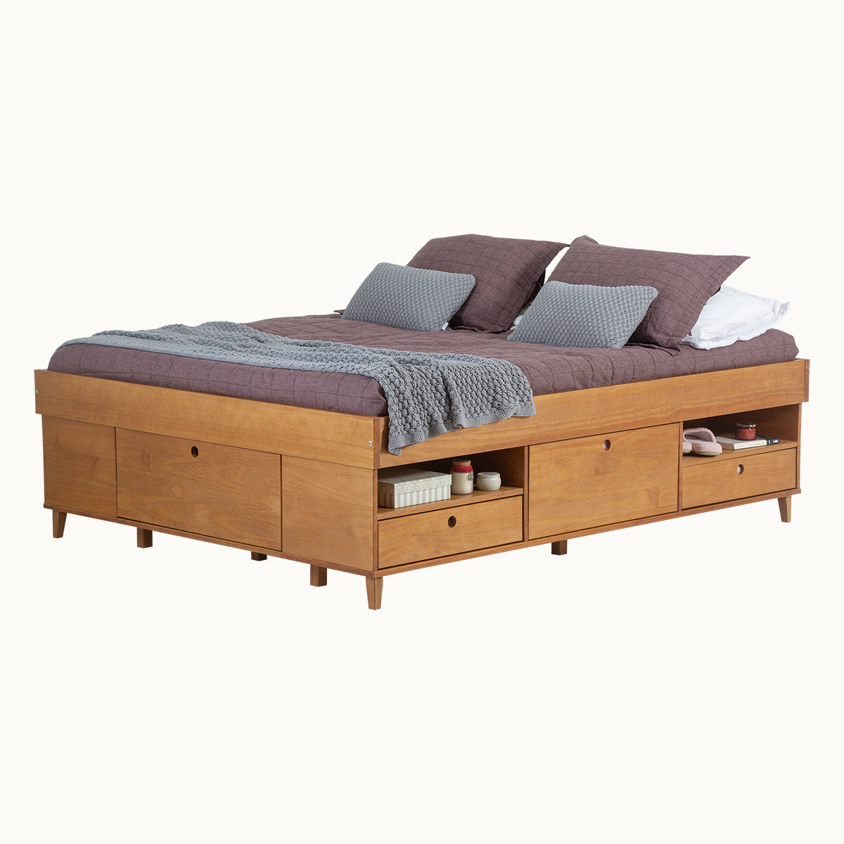 Funktionsbett Amalfi - Bett mit Bettkasten und viel Stauraum