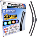 2006 Nissan Murano (Late) Wiper Blades w/1yr Wear Warranty (Set of 2) Wipers