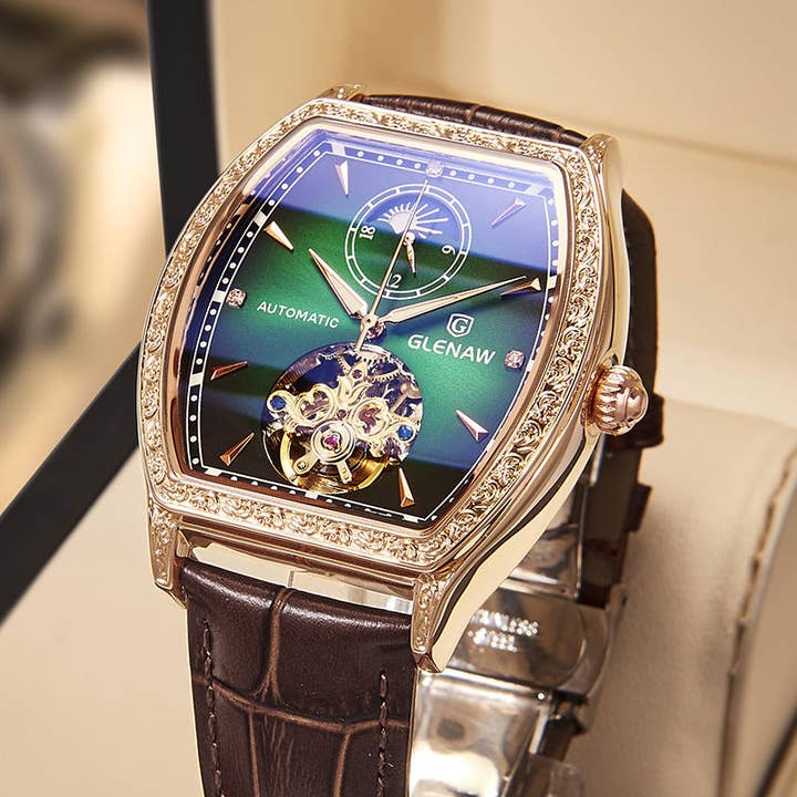 Afrisy Geyand - Wholesale Wrist Watch - Men's - Heritage Leather Wrist Watch