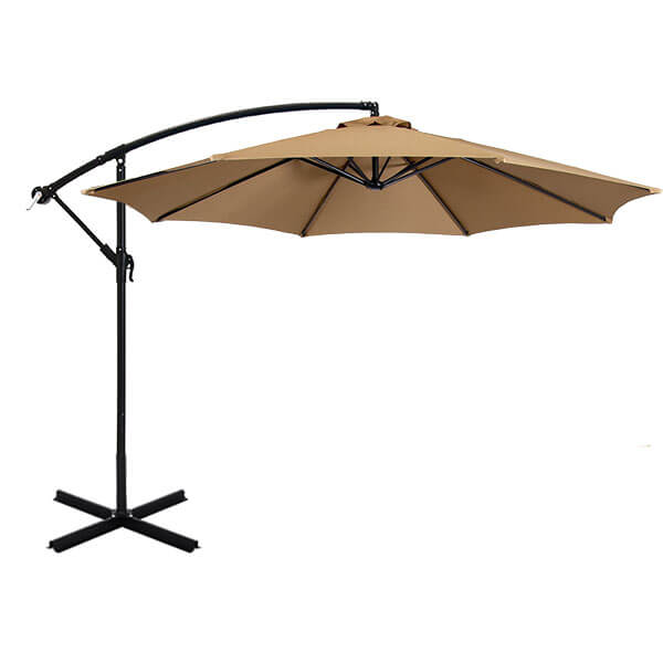 Parasol ogrodowy, wiszący, 2,7 m - dostępny w kilku kolorach-khaki
