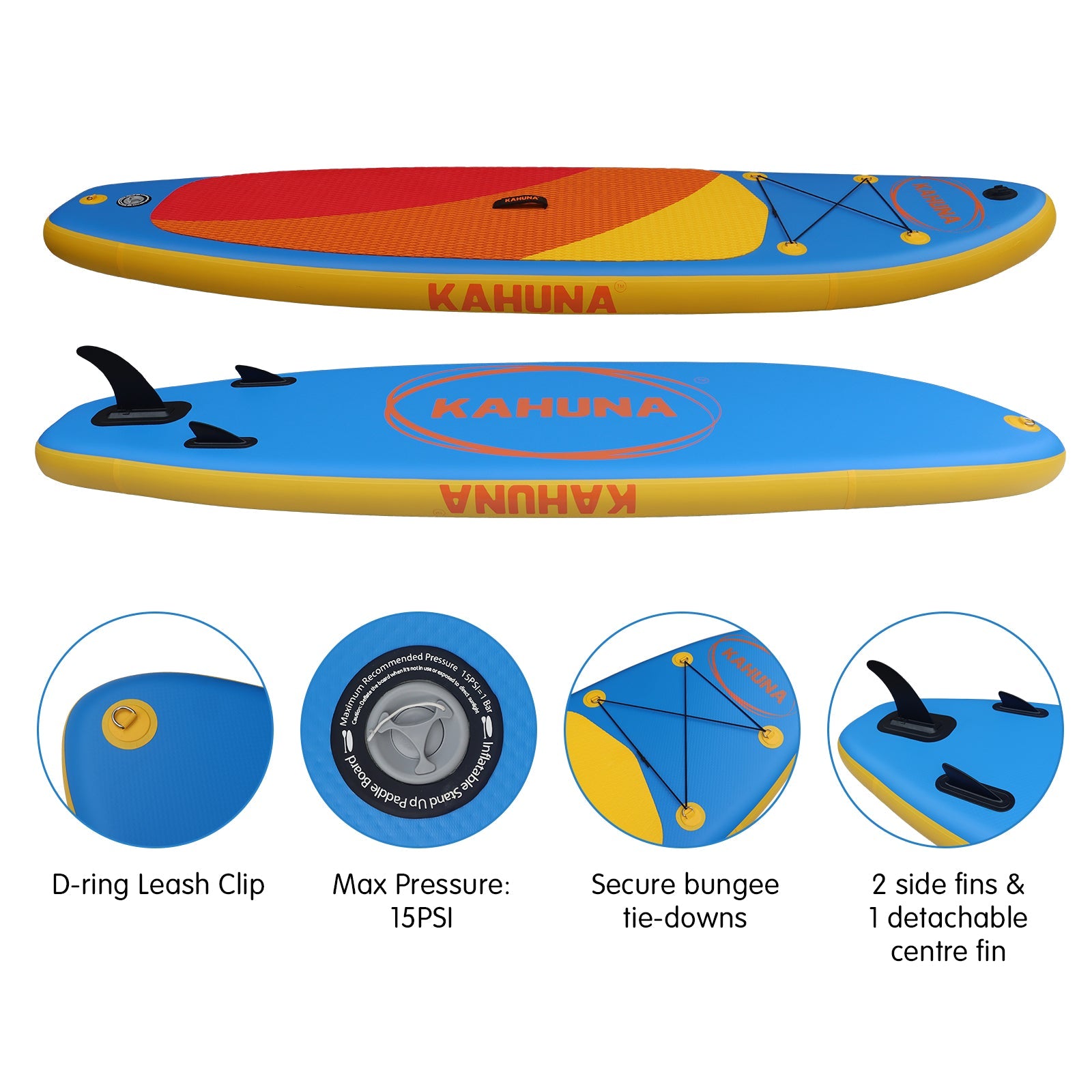 NNEDPE Inflatable Stand Up Paddle Board 10FT w/ Accessories